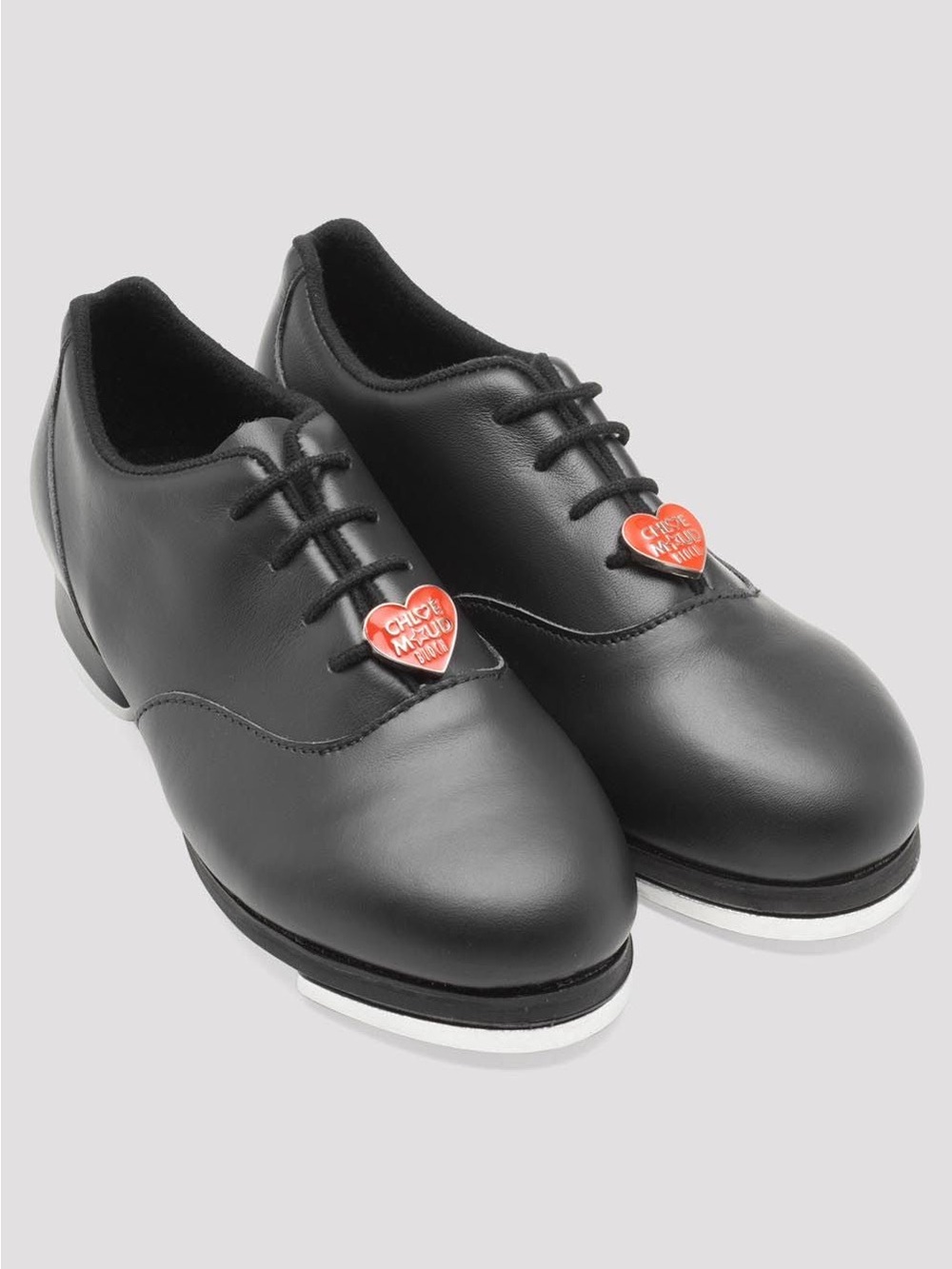 Bloch Ladies Chloe and Maud Black Leather Tap Shoes.  Size 6.  Brand new.